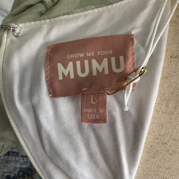 Show Me Your Mumu Women's Eloise Maxi Cutout Dress | Color: Plaid | Size: Large - Picture 6 of 7